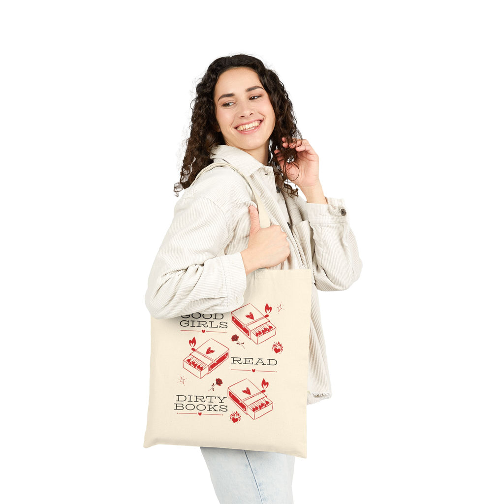 Good Girls Read Dirty Books Canvas Tote